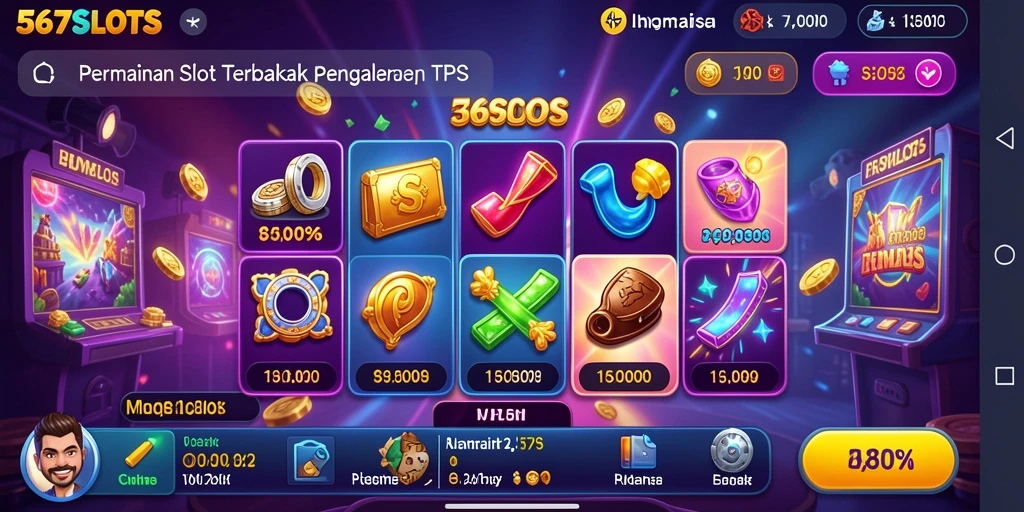 Tampilan gameplay <strong>567SLOTS</strong> yang menawan dan penuh aksi.