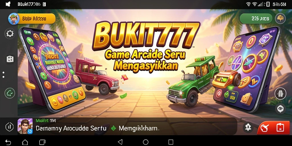 Tampilan gameplay menarik dari BUKIT777 dengan warna cerah dan karakter dinamis.