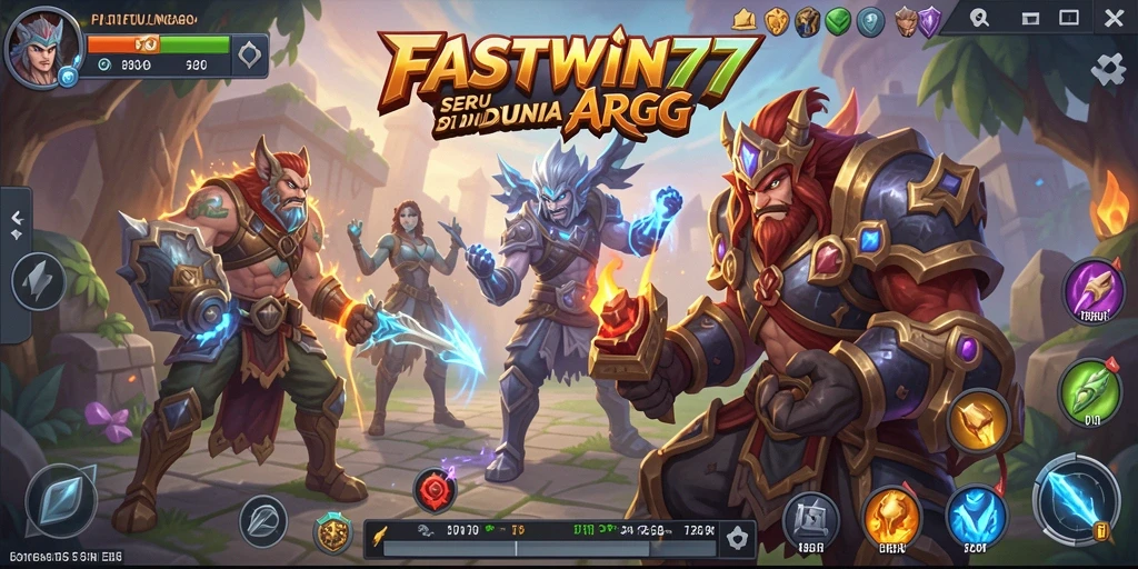 Menampilkan aksi seru dan petualangan epik di FASTWIN77.
