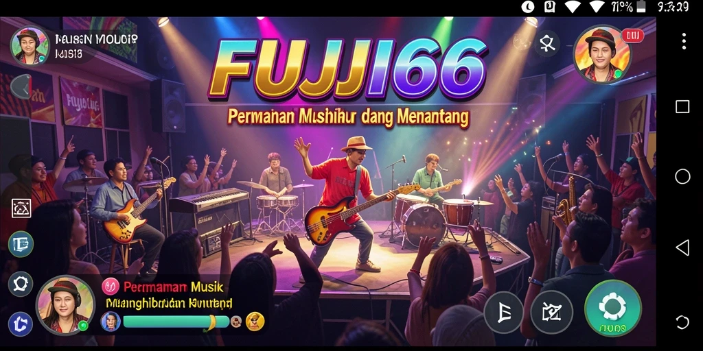 Tampilan gameplay seru dan interaktif dari FUJI66.