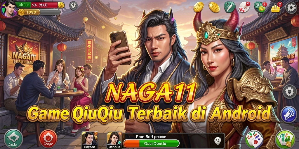 Gameplay seru dalam NAGA11 yang penuh strategi QiuQiu.