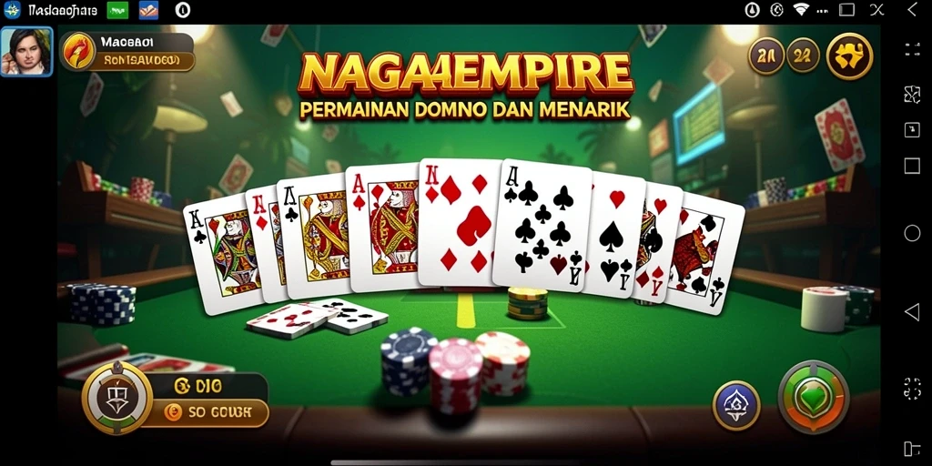 Tampilan strategi gameplay Domino di NAGAEMPIRE.