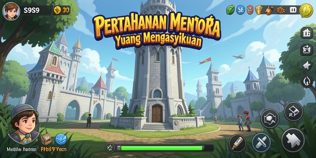 Gameplay menara yang menarik dan menantang dalam S9S9.