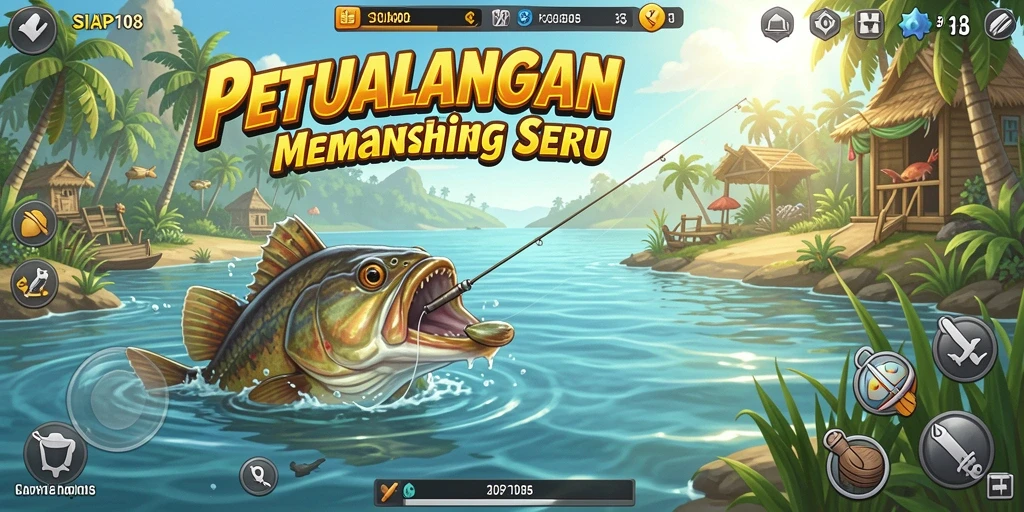 Gameplay memancing yang mendebarkan di SIAP108.