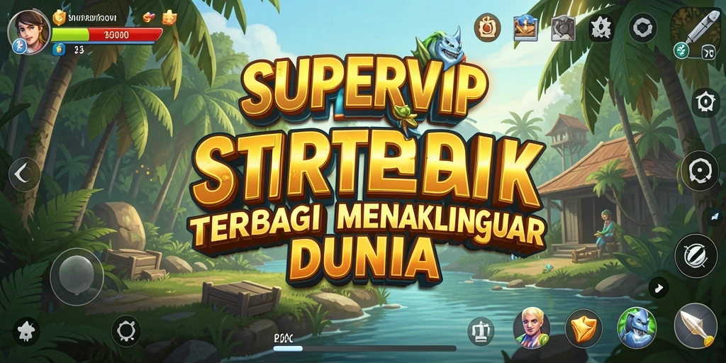 Tampilan gameplay SUPERVIP yang menarik dan penuh strategi.