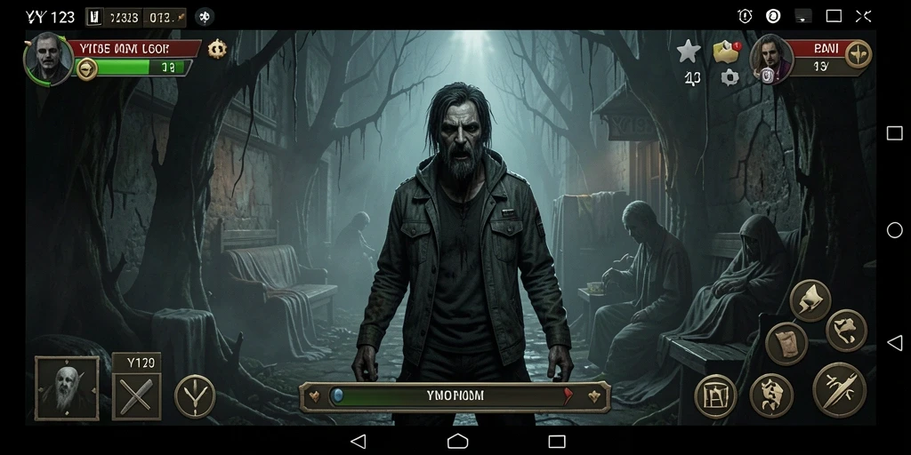 Screenshot menampilkan gameplay menegangkan dalam dunia YY123.