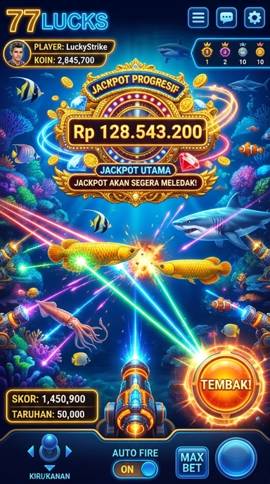 Proses pengunduhan aplikasi di 77lucks.